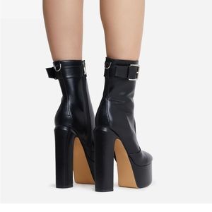 EGO - Black platform booties!!! Brand New In The Box